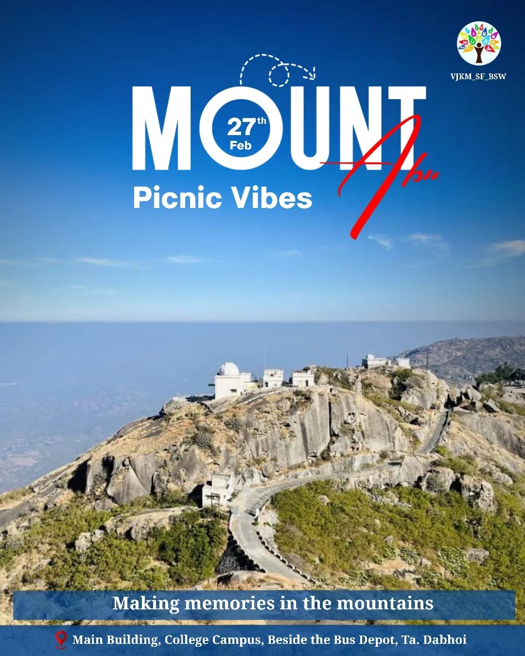 Study Tour poster by VJKM SF College